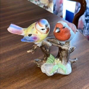 Colorful Ceramic Bird Figurine